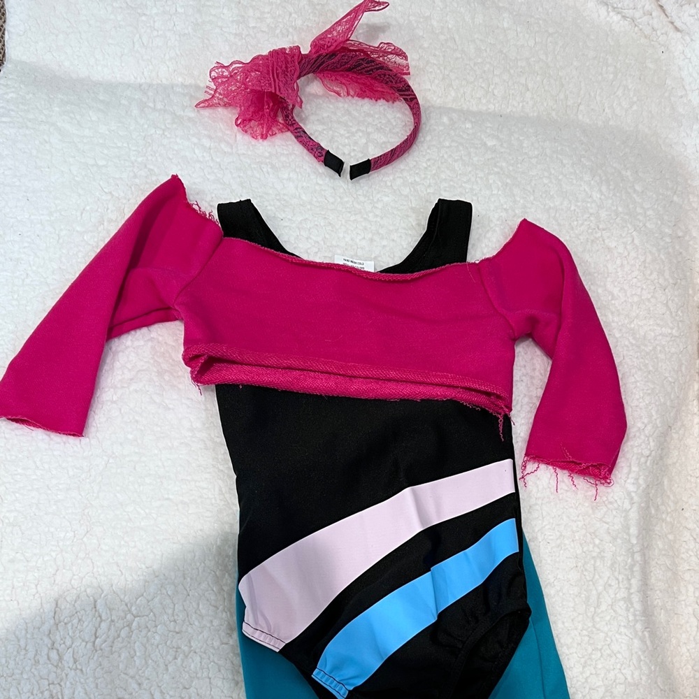 Halloween costume, 2T, 80s workout girl